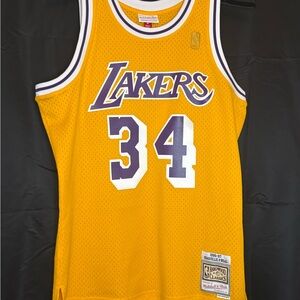 Mitchell & Ness Shaquille O’Neal Lakers Jersey #34 (1996-97 Hardwood Classics)